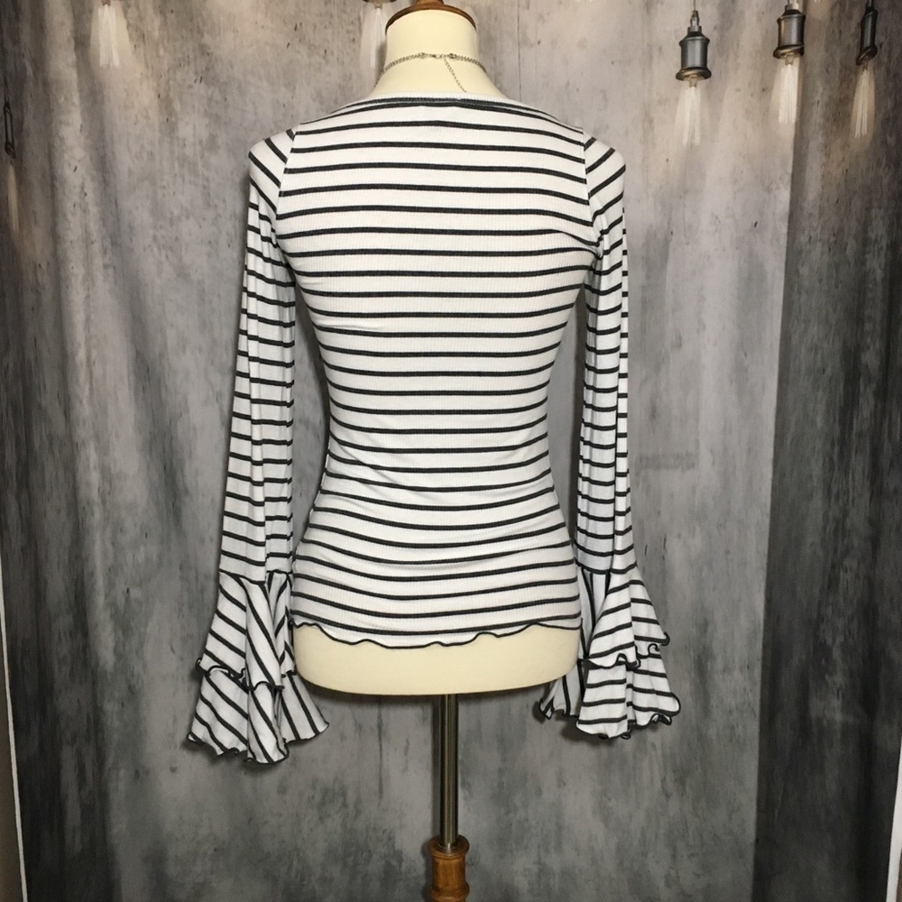 Free People Bell Sleeve Shirt - Picture 5 of 6